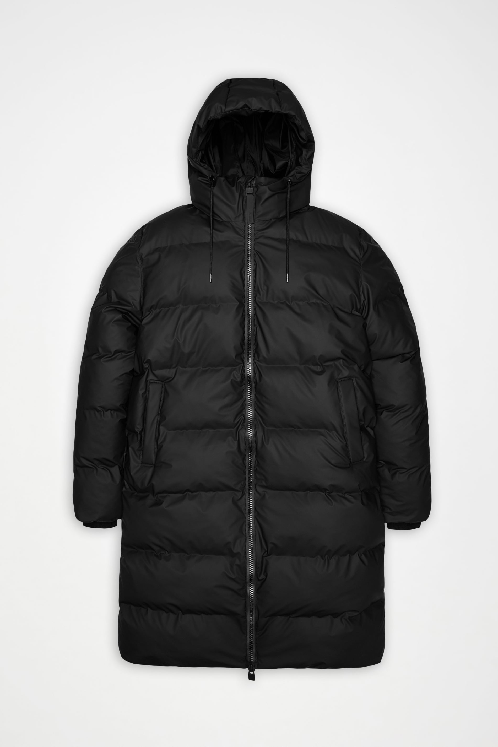 Jaqueta de Puffer Longa Alta