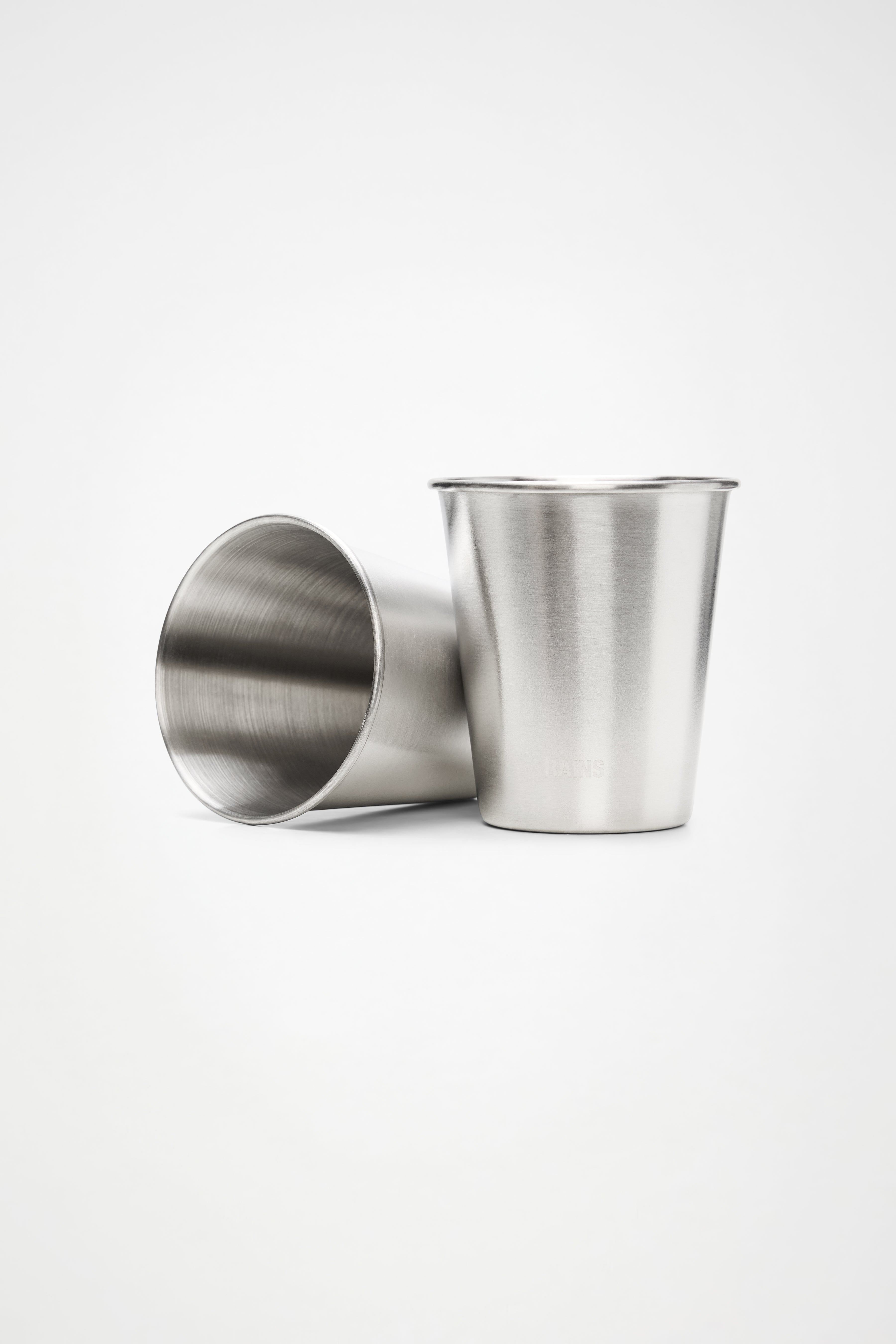 Conjunto de 2 Canecas de Aço Inoxidável 300ml